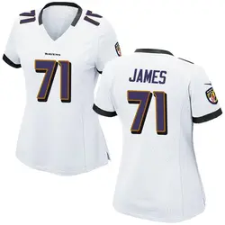 Tykeem Doss Men's Nike White Baltimore Ravens Custom Game Jersey Size: 3XL