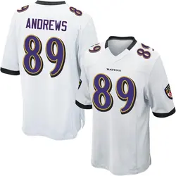 Nike Mark Andrews Baltimore Ravens Men's Game White Jersey