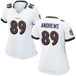 Nike Mark Andrews Baltimore Ravens Women's Game White Jersey