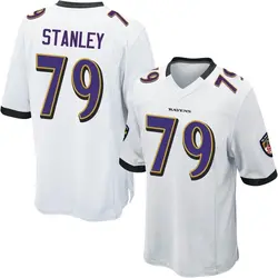 Nike Ronnie Stanley Baltimore Ravens Men's Game White Jersey