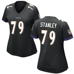 Nike Ronnie Stanley Baltimore Ravens Women's Game Black Jersey