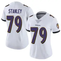 Nike Ronnie Stanley Baltimore Ravens Women's Limited White Vapor Untouchable Jersey